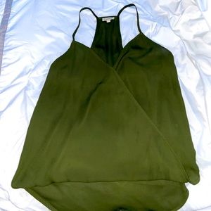 Army green Tank Top